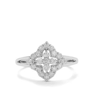 1/2ct Canadian Diamonds 9K White Gold Tomas Rae Ring 