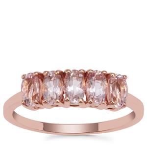Cherry Blossom™ Morganite Ring in 9K Rose Gold 1.08cts