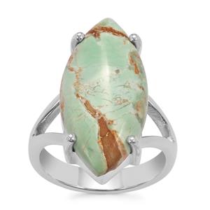 Australian Variscite Ring in Sterling Silver 10cts