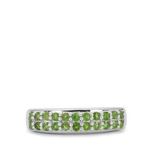 0.55ct Chrome Diopside Sterling Silver Ring