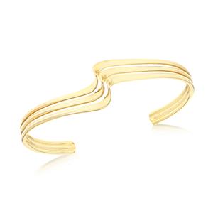 Bangle in Gold Plated Sterling Silver 23mm