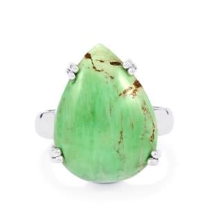 Australian Variscite Ring in Sterling Silver 11cts