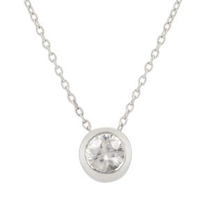 0.60cts Singida Tanzanian Zircon Sterling Silver Necklace 