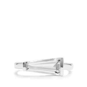 2ct White Topaz Sterling Silver Ring