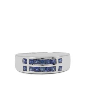 1.07ct Blue Sapphire Sterling Silver Ring