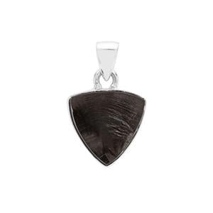 Shungite Pendant in Sterling Silver 9cts