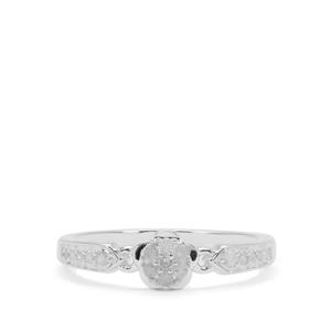 1/5ct Diamond Sterling Silver Ring