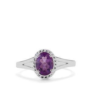 1.15ct Moroccan Amethyst Sterling Silver Ring