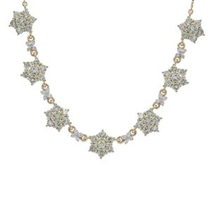 Aquaiba™ Beryl Necklace with Diamond in 9K Gold 2.95cts