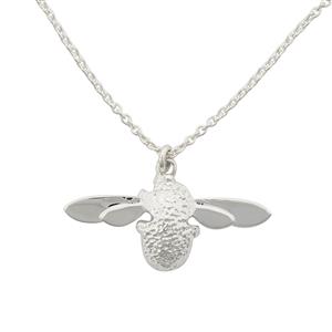 Sterling Silver Bumblebee Necklace 