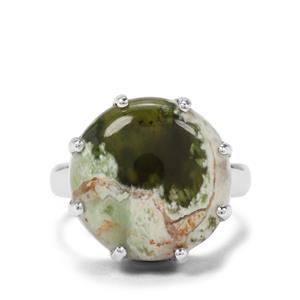 9ct Opal Chalcedony Sterling Silver Aryonna Ring