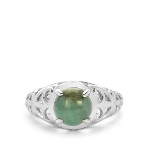 2.13ct Minas Velha Emerald Sterling Silver Ring