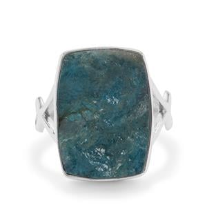 14.50ct Apatite Drusy Sterling Silver Aryonna Ring