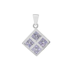 Tanzanite Pendant in Sterling Silver 1.52cts