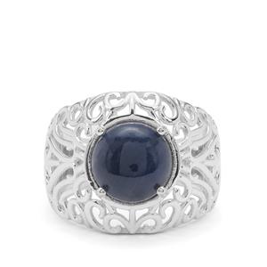 5.85ct Ceylon Blue Sapphire Sterling Silver Ring