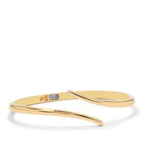 The Golden Helix Sterling Silver Bangle 
