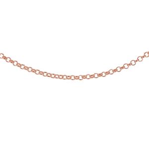 Chain in Rose Gold Plated Sterling Silver 46cm/18'