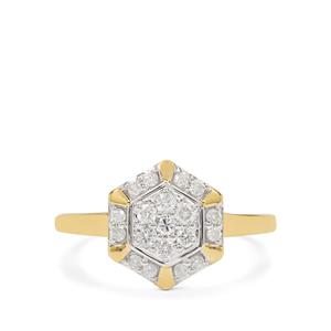 Canadian Diamond 9K Gold Tomas Rae Ring 