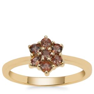 Sopa Andalusite Ring in 9K Gold 0.45ct