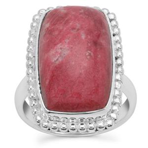 Thulite Ring in Sterling Silver 15.50cts