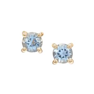Santa Maria Aquamarine Earrings in 9K Gold 0.45ct