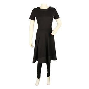 Destello Flared Dress (Choice of 6 Sizes) (Black)