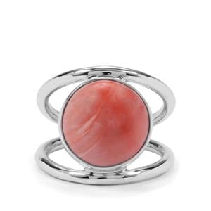 4.80ct Pink Lady Opal Sterling Silver Aryonna Ring