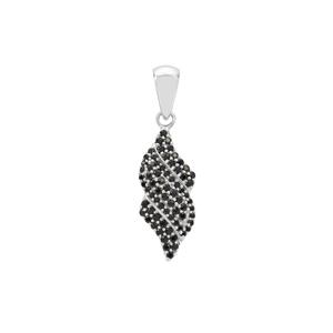 Black Spinel Pendant in Sterling Silver 0.65ct