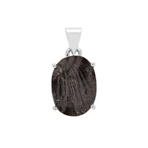 Shungite Pendant in Sterling Silver 12cts