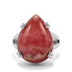 16ct Inca Rose Rhodochrosite Sterling Silver Aryonna Ring