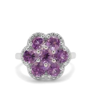 3.30ct Moroccan Amethyst Sterling Silver Ring