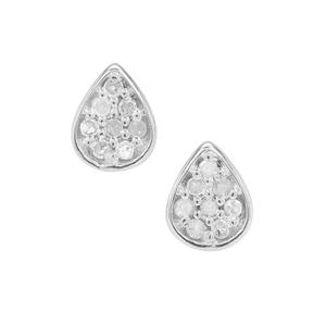 1/20ct Diamonds Sterling Silver Earrings