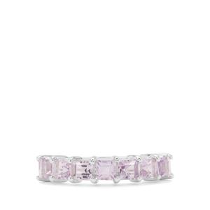 Rose De France Amethyst Ring in Sterling Silver 1.40cts