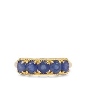 1.81ct Burmese Blue Sapphire 9K Gold Ring