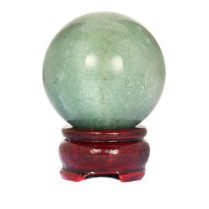 821.69cts Green Aventurine Sphere on Stand Approx 50mm