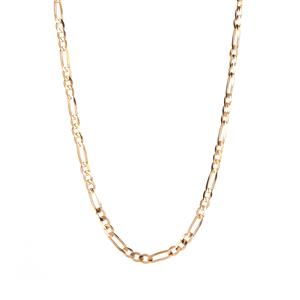 18" 9K Gold Couture Figaro Chain 2.92g