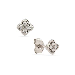 1/10ct Diamond Platinum 950 Tomas Rae Earrings 