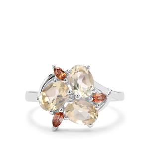Sunrise Sterling Silver Shades Ring ATGW 2.50cts