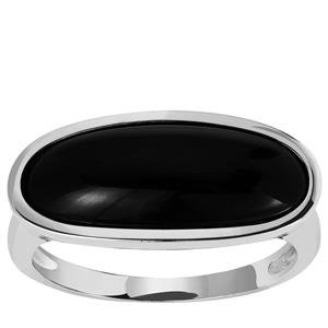 4.66ct Black Onyx Sterling Silver Ring
