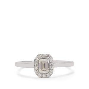 1/2ct Diamond 18K White Gold Tomas Rae Ring  