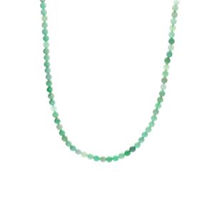 140ct Chrysoprase Sterling Silver Necklace