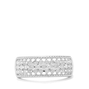 1/2ct Diamond Sterling Silver Ring