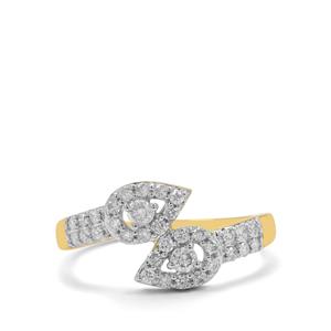 1/2ct Canadian Diamonds 9K Gold Tomas Rae Ring 