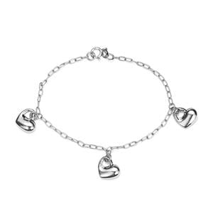 Rhodium Plated Sterling Silver Altro Bracelet 3.36g