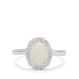 2.55ct South Indian Moonstone Sterling Silver Ring