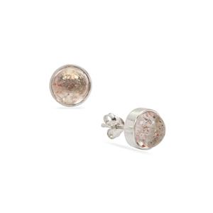 4.50cts Super Seven Quartz Sterling Silver Aryonna Earrings 