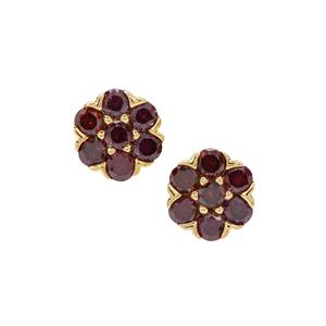 Violet Diamond 9K Gold Earrings - 0.38ct