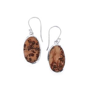 Sonora Dendrite Earrings in Sterling Silver 16.78cts