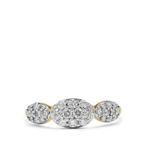 1/2ct Argyle Diamonds 9K Gold Ring