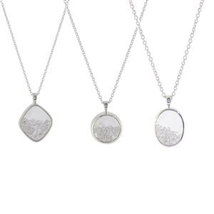 16.88cts Herkimer Quartz Sterling Silver Necklace  